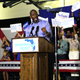 Tallahassee Mayor Andrew Gillum speaking at a rally at North Florida University on Monday, October 20, 2018.